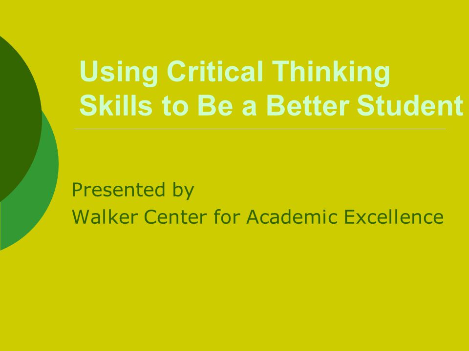 Center for Critical Thinking
